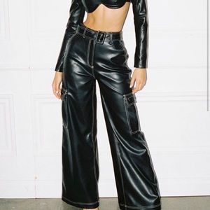 Black Leather Pants